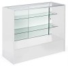 Full Vision Showcase Display Cabinet 48"x18"x38" - White