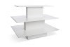 3 Tier Rectangular Display Table - White